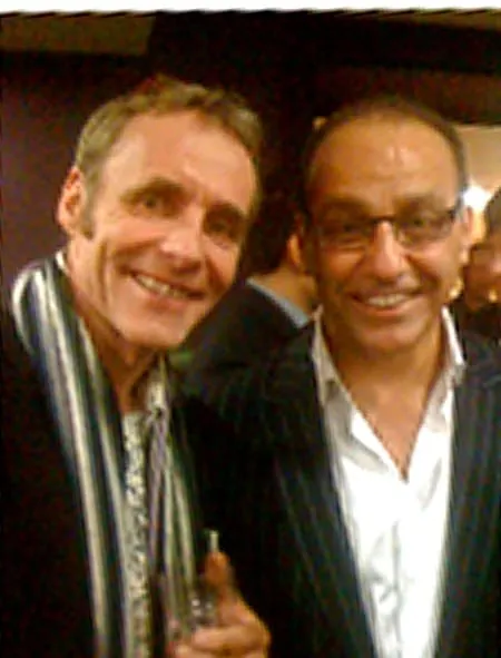 Booths founder Alex Booth (left) with Theo Paphitis of BBC’s Dragons’ Den