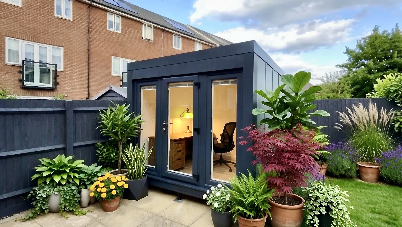 8ft × 8ft rentable garden office