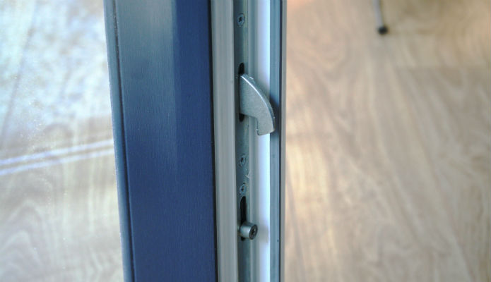 Hook and bolt on a QCB garden office door