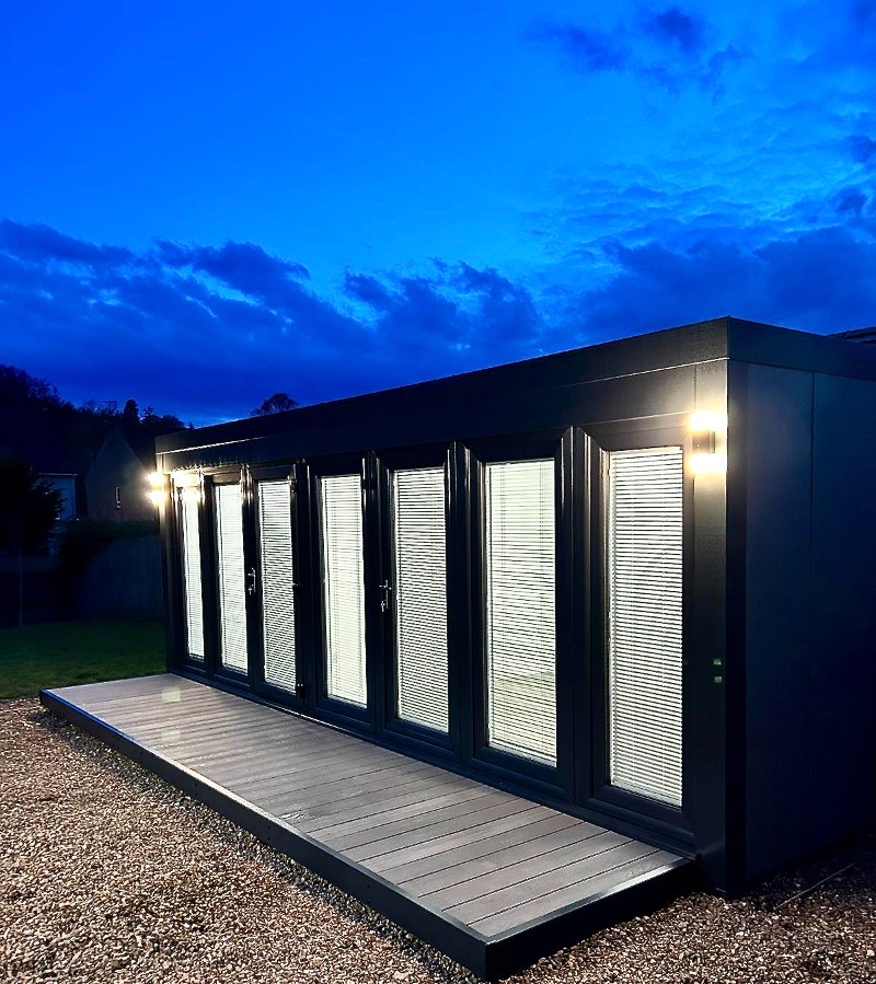 Beautiful Sky Above A 20' x 8' QCB Garden Studio